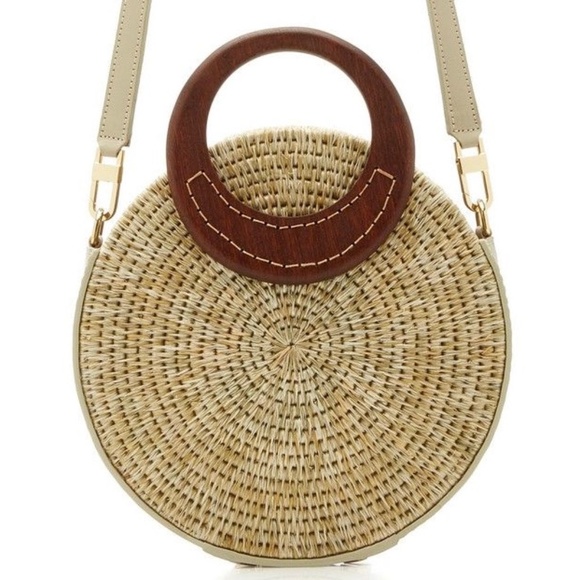 Khokho Mini Letta Leather-Trimmed Circle Bag - Picture 6 of 15